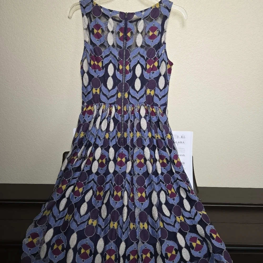 Maeve Anthropologie Lace Fit & Flare Dress 2 - Picture 5 of 9